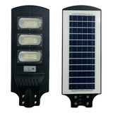 Solar Luminária Pública Poste Rua Led 150w C Sensor Frio