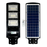 Solar Luminária Pública Poste Rua Led 150w C Sensor Frio