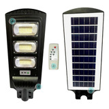 Solar Luminária Pública Poste Rua Led 150w C Sensor