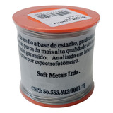 Solda Estanho 0 8mm Laranja C Fluxo Rolo 500g Soft Metais 110v 220v