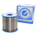 Solda Estanho 1mm 60x40 Cobix C Fluxo Ra t2 Rolo 500g Cor Azul