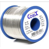 Solda Estanho 60x40 1mm C Fluxo Ra t2 Rolo 500g Cobix
