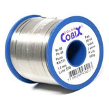 Solda Estanho Cobix 1 Mm 60x40 500g Com Fluxo 110v 220v