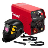 Solda Inversora W135icm mma Painel Digital 220v Tekna Com Máscara
