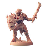 Soldado Do Deserto Espada E Escudo Miniatura Rpg D d