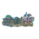 Soldados De Artilharia Chumbo Cenário Completo Envio 24 H 