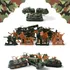 Soldados Militar Brinquedo Miniatura Tanque De Guerra