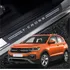 Soleira 8 Peças Volkswagen Tcross Cor Aço Escovado