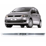 Soleira Aço Inox Premium Relevo Vw Volkswagen Fox 4 Portas