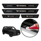 Soleira Adesiva Protetor Preto Porta Platinum Jeep Renegade