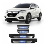 Soleira Iluminada Led Aço Inox Escovado Honda Hrv Hr v 2016