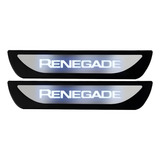 Soleira Led Jeep Renegade 2015 A 2021 Protetor Portas Inox
