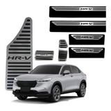 Soleira Pedaleira Descanso Inox Carro New Hr v Hrv 2024 2025