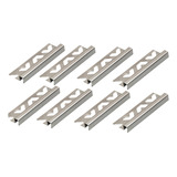 Soleira Perfil Metálico Porta Casa Aço Inox Kit 8 Unids 2 M