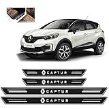 Soleira Platinum Renault Captur 2017 A 2020 4 Peças Preto