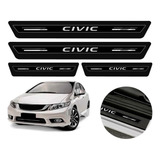 Soleira Protetor Porta New Civic 2007 2008 2009 2010 2011 12