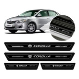 Soleira Protetor Porta Platinum Toyota Corolla