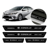Soleira Protetor Porta Platinum Toyota Corolla