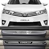 Soleira Resinada Premium Compatível Com Toyota Corolla 2014 15 16 17 18 19 8 Peças