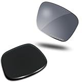 SOLODAD Lentes De Reposição Para óculos De Sol Oakley Holbrook OO9102 Prata Metálica Polarizada Prata Metálica Polarizada One Size