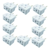 Solos Adaptador Bob Esponja Universal 10a 20a 2 Ou 3 Pinos Kit 10 Unidades 110v 220v