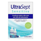 Solução Ultrasept Sensitive 480ml E Estojo Para Lentes