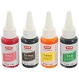 SOLUSTRE 4 Corante Decorações De Bolo Comestíveis Cores De Gelo Ferramentas De Decoração De Bolo Suprimentos De Cozimento De Doces Decoração Marrom Kit Bolo Original Sorbato De Potássio