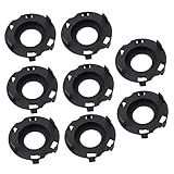 SOLUSTRE 8 Unidades Base Do Farol Soquete De Base De Lâmpada De Farol Led Suporte De Adaptador De Lâmpada De Carro Soquete Da Lâmpada Do Carro Reboque Clipes Fivela Fotos Famosas Plástico