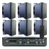 Som Ambiente Bluetooth Frahm Slim 1600 Sd + 6 Caixas Jbl Top