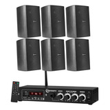 Som Ambiente Frahm Taramps 6 Caixas Receiver Casa Comercio