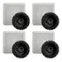 Som Ambiente Kit Embutir Para Receiver Amplificador 240w 6