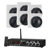 Som Ambiente Nf e Taramps 6 Arandelas Receiver Casa Comercio