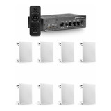 Som Ambiente Slim 1800 App Bluetooth 8 Arandelas Frahm
