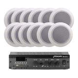 Som Ambiente Slim 1800 Frahm Bluetooth 12 Arandelas Teto