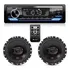 Som Automotivo Bluetooth Mp3 + 02 Alto Falante Jbl 6 100wrms