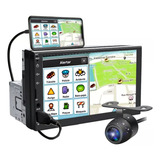 Som Carro Mp5 Bluetooth Rádio 1 Din Fm Usb 240 W Rms Câm Ré