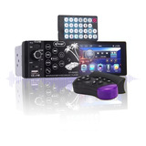Som Carro Mp5 Player Bluetooth Rádio 1 Din Fm Usb Com Tela