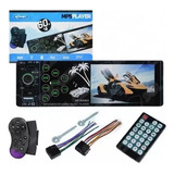 Som Carro Mp5 Player Bluetooth Rádio 1 Din Fm Usb Com Tela