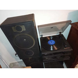 Som Gradiente 3 Em 1 Toca Disco Cassete rádio Funcionando