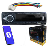 Som Mp3 Carro Universal 2 Usb Slot Sd Aux Radio Fm Bluetooth