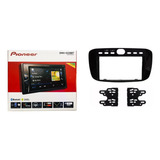 Som Pioneer Dmh g228bt Moldura Fiat Punto Linea 2013 Acima