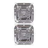 Som Town 2 Pack Com Mola Recesso Médias Borboleta Travas Por Estrada Flight Case Peito E Engrenagem Pro Audio Cromado ST RHW 43