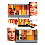 Sombra De Olhos Pink 21 The Gala Paleta De Sombras Mate Shimmer Glitter Tone 2