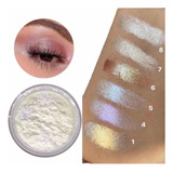 Sombra Glitter Pigmento Ludurana Kit Com 6 Unidades