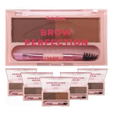 Sombra Para Sobrancelha Brow Perfection Ruby Rose Linha Rosa Cor Duo 06