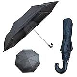 Sombrinha De Bolsa Guarda Chuva Pequeno Mini Guarda Chuva Cabo Gancho Preto 