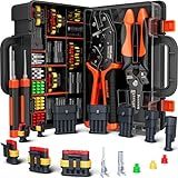 SOMELINE Kit De Ferramentas De Crimpagem- Conectores Elétricos Automotivos À Prova D-Água- Kit De Plugues De Conectores De Fios Elétricos- Conectores À Prova D-Água De 1-2-3-4-5 Pinos Com Ferrament