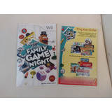 Somente Manual E Folheto Family Game Night Wii