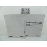 Somente O Manual Tectoy Do Master System 3 Compact Loja Rj