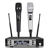 SOMLIMI Original EW135G4 Sem Fio Microfone Profissional Para Cantares Performances DePalco Karaoke Conferenciada Lgreja Palestra  135 Preto Branco 